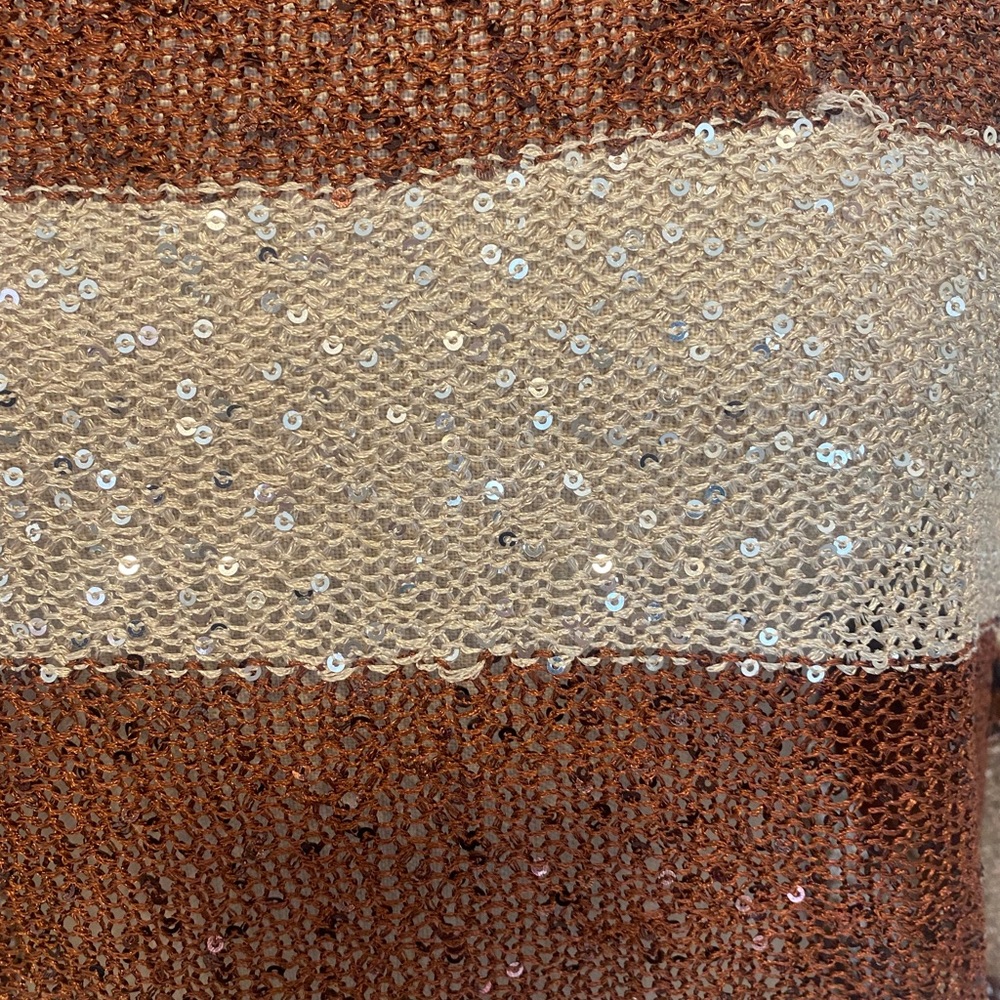 Bke - Fun Sequin Sparkle Top Size:Small - image 5